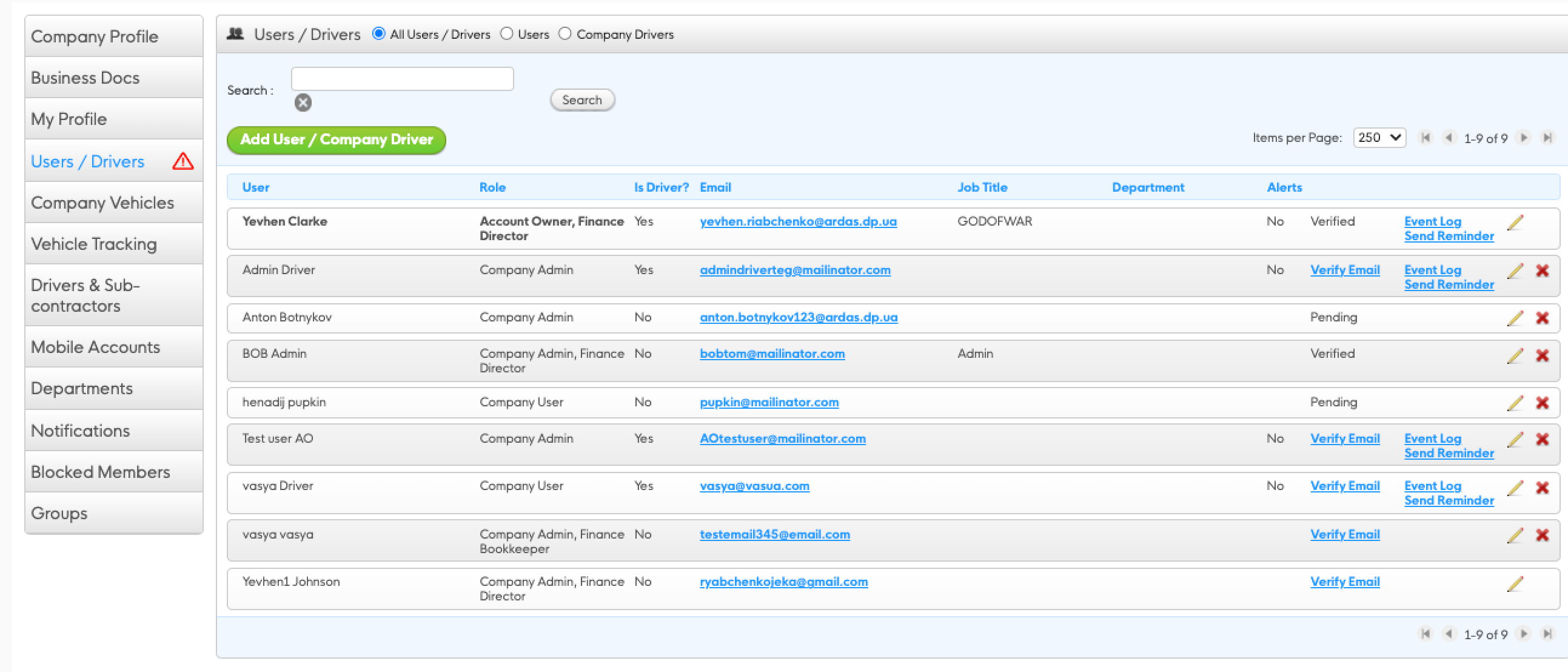 legal Account Owner role Transport Exchange Group