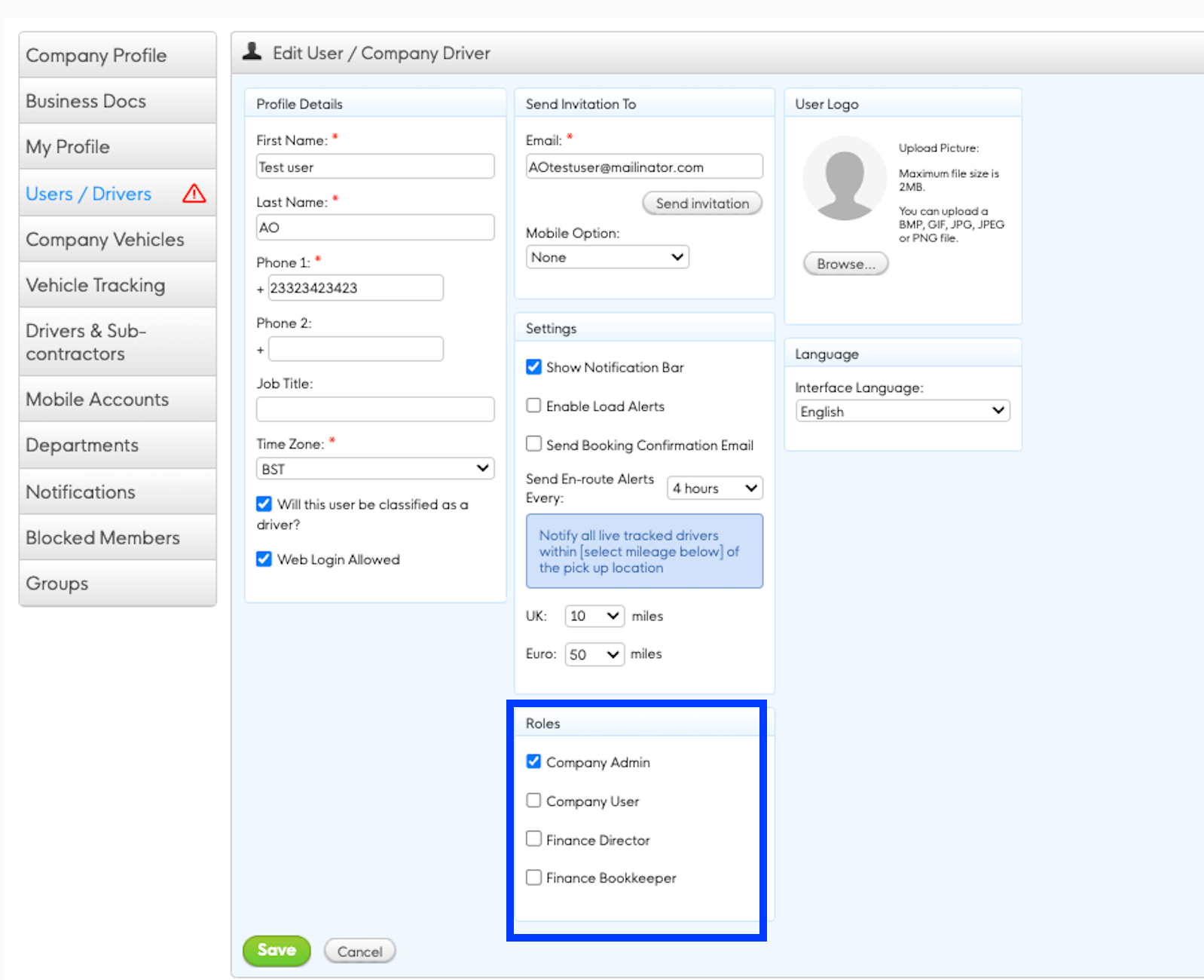 legal Account Owner role Transport Exchange Group