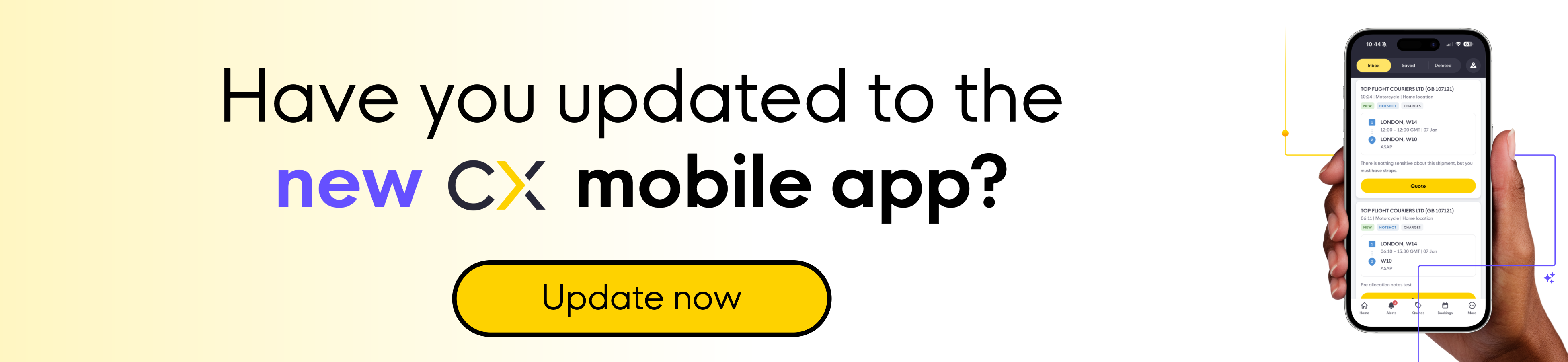 Introducing the new CX mobile app
